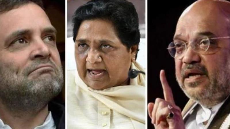 Mayawati once again surrounded the BJP and Congress Mayawati once again surrounded the BJP and Congress