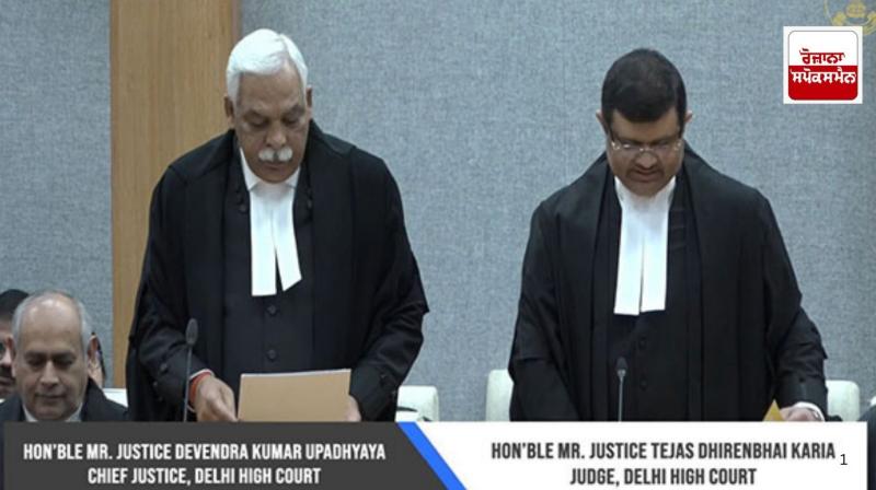 Tejas Dhirenbhai Karia takes oath as Delhi High Court judge Tejas Dhirenbhai Karia takes oath as Delhi High Court judge