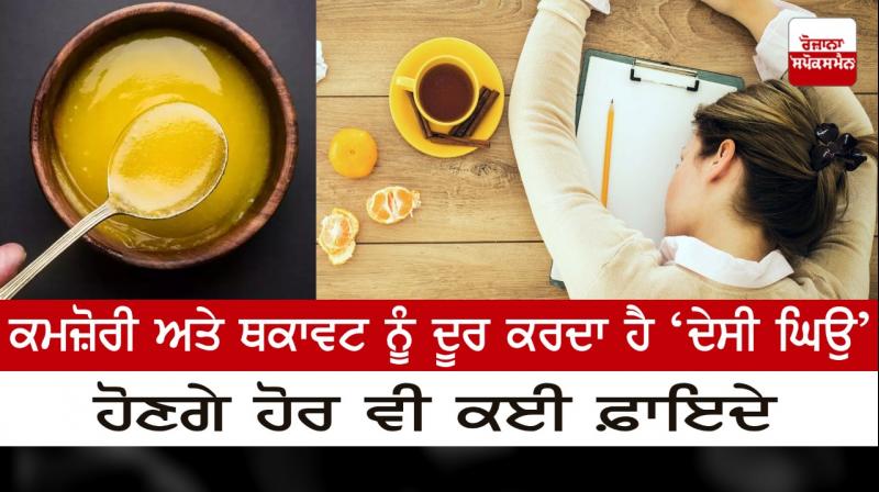 'Desi Ghee' removes weakness and fatigue 'Desi Ghee' removes weakness and fatigue