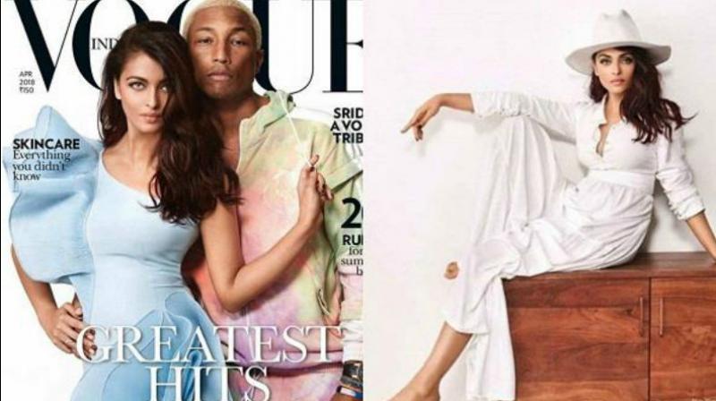 Aishwarya Rai with Pharrell Williams Aishwarya Rai with Pharrell Williams