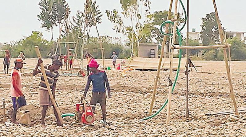 ONGC launches Excavation Hoping to get Gas Below Ground ONGC launches Excavation Hoping to get Gas Below Ground