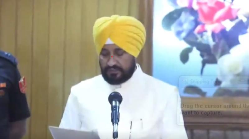 Charanjit Singh sworn in as 27th Chief Minister of Punjab Charanjit Singh sworn in as 27th Chief Minister of Punjab