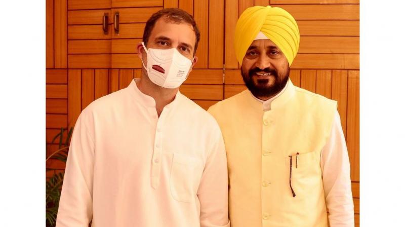BJP's stomach ache due to Dalit's son becoming CM: Congress BJP's stomach ache due to Dalit's son becoming CM: Congress