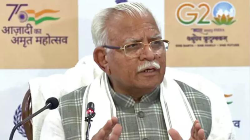 Haryana CM Manohar Lal Khattar