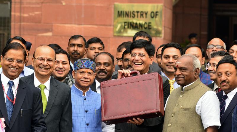 Piyush Goyal With Team Piyush Goyal With Team