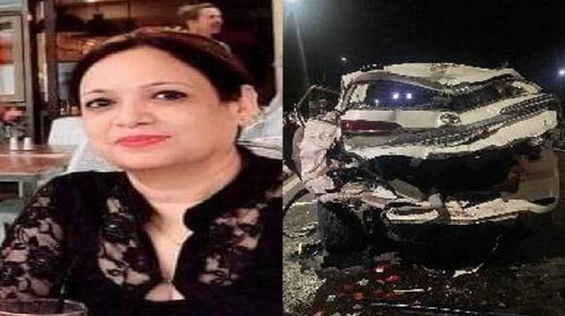 Congress leader Kuldeep Mintu's wife died in a road accident Congress leader Kuldeep Mintu's wife died in a road accident