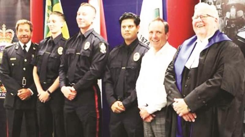 Harmandeep Singh from Amritsar joining Canadian police Harmandeep Singh from Amritsar joining Canadian police