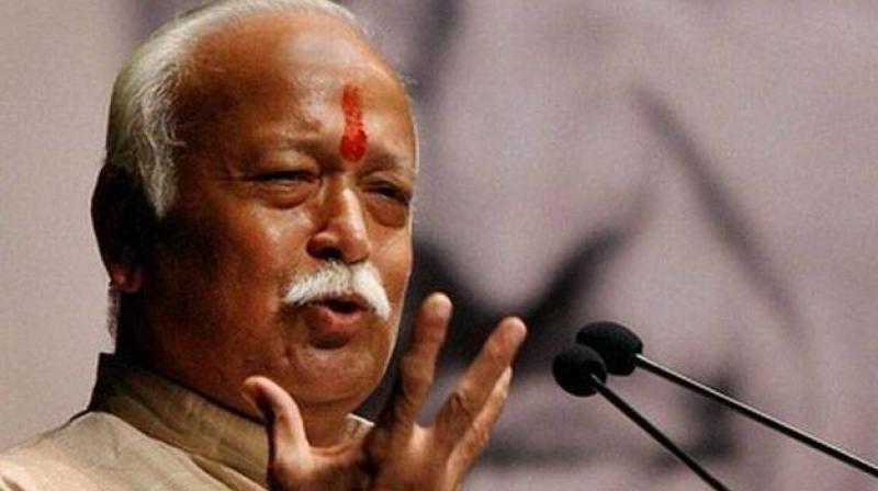 RSS chief Mohan Bhagwat attends a meeting of Muslim scholars RSS chief Mohan Bhagwat attends a meeting of Muslim scholars