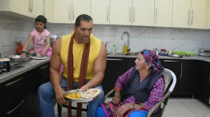 The mother of 'The Great Khali' has passed away at the age of 79
