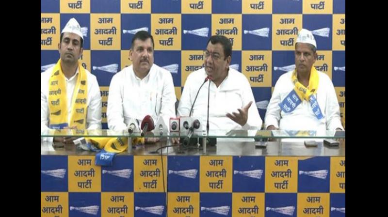 BJP leaders Sunil Rao, Satish Yadav join AAP BJP leaders Sunil Rao, Satish Yadav join AAP