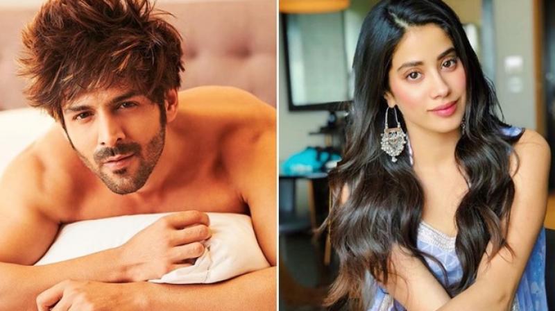Kartik Aaryan and Janhvi Kapoor in Dostana 2 Kartik Aaryan and Janhvi Kapoor in Dostana 2