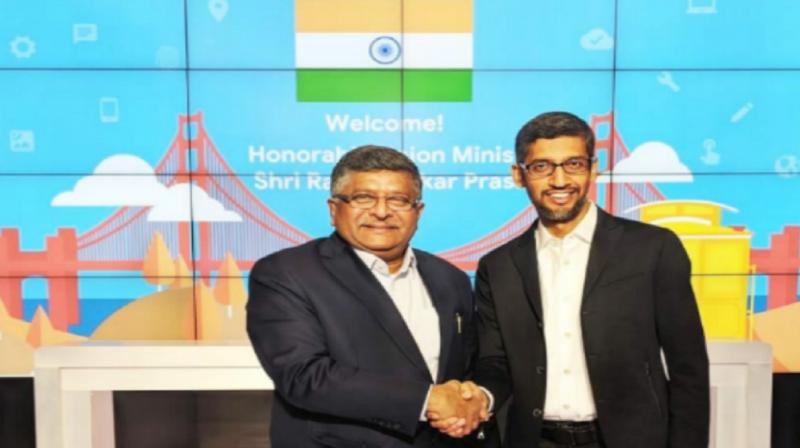 Sundar Pichai and ravi prasad Sundar Pichai and ravi prasad