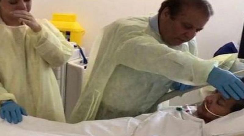 Nawaz Sharif, daughter granted 12 hour parole Nawaz Sharif, daughter granted 12 hour parole