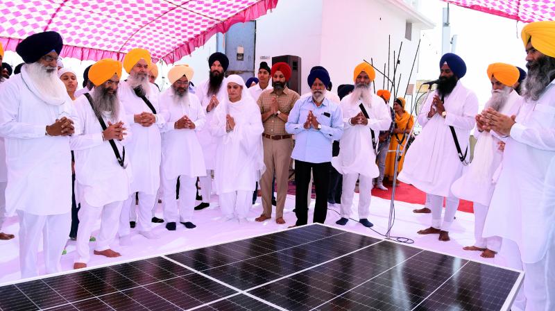 Inauguration of Solar Power Plant at Sri Darbar Sahib