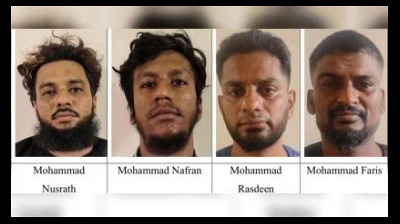 Four suspected ISIS terrorists arrested at Ahmedabad airport Four suspected ISIS terrorists arrested at Ahmedabad airport
