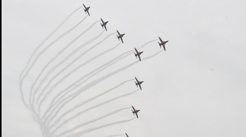 Air Show at Chandigarh Sukhna Lake Air Show at Chandigarh Sukhna Lake