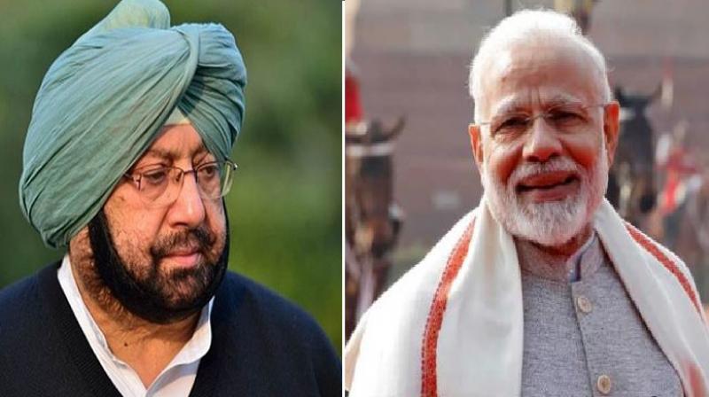 Captain Amarinder Singh & Narendra Modi Captain Amarinder Singh & Narendra Modi