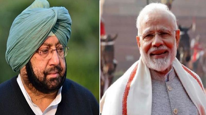 Captain Amarinder Singh & Narendra Modi