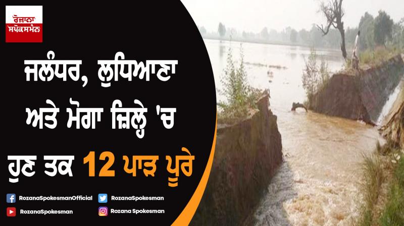 12 breaches plugged in Ludhiana, Jalandhar, Moga districts 12 breaches plugged in Ludhiana, Jalandhar, Moga districts