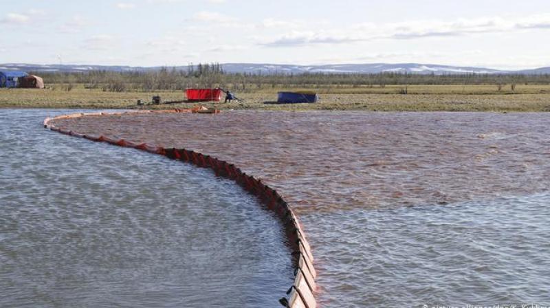 Siberia diesel spill from power plant Siberia diesel spill from power plant