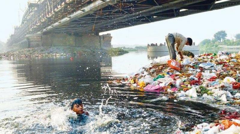 Pollution in the Yamuna Pollution in the Yamuna