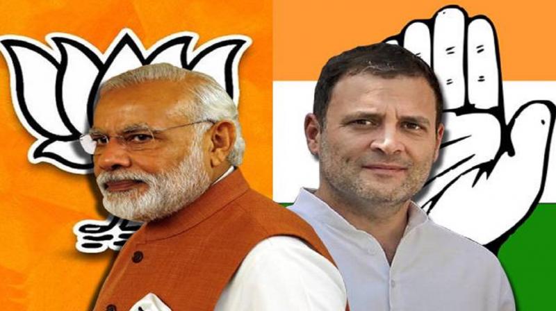 Narendra Modi and Rahul Gandhi