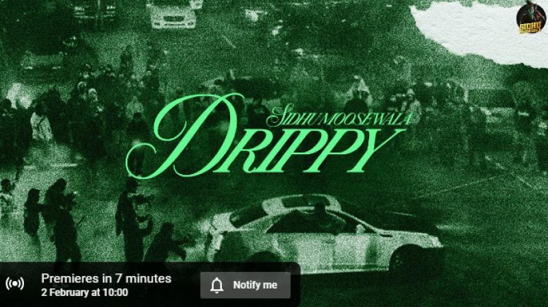 Sidhu Moosewala New Song 'Drippy' Release News Sidhu Moosewala New Song 'Drippy' Release News