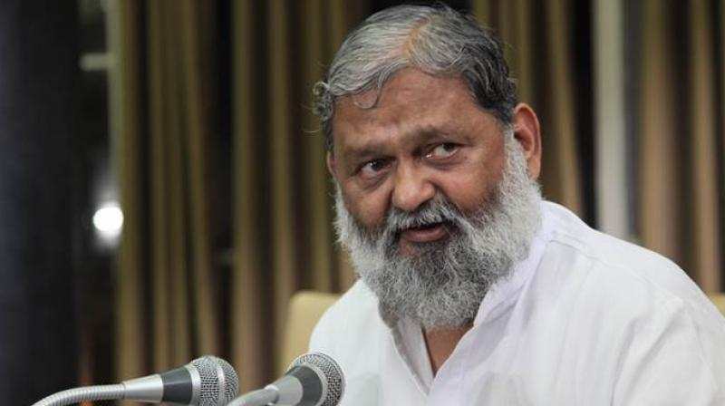 Health Minister Anil Vij Health Minister Anil Vij