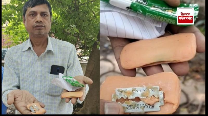 Blade in Dettol soap: Blade found in Dettol soap in Gwalior, boy's cheek cut while bathing Blade in Dettol soap: Blade found in Dettol soap in Gwalior, boy's cheek cut while bathing