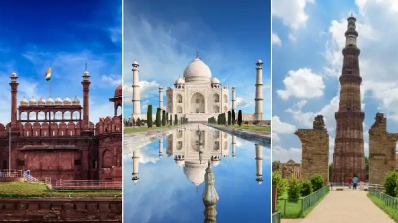 Qutub Minar is preferred by foreign tourists Qutub Minar is preferred by foreign tourists