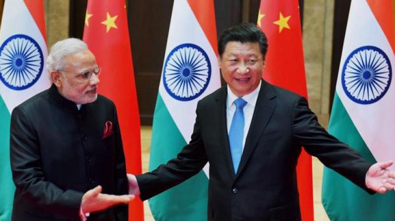 PM Modi and China's Xi Jinping​​ 