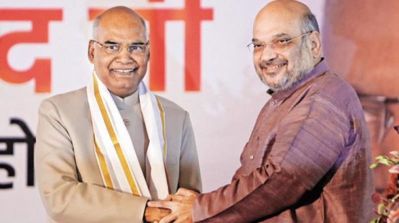 President Ramnath Kovind And Home Minster Amit Shah