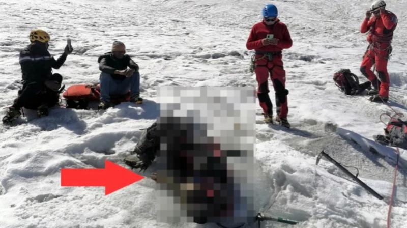 The body of the mountaineer was found after 22 years Peru The body of the mountaineer was found after 22 years Peru