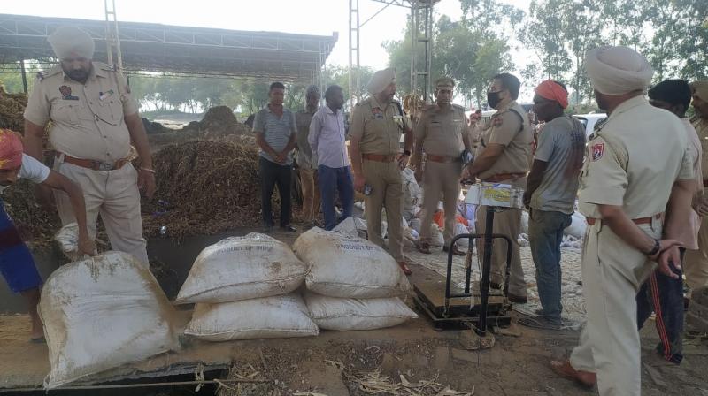 Narcotics recovered under NDPS Act were destroyed by Jalandhar rural police