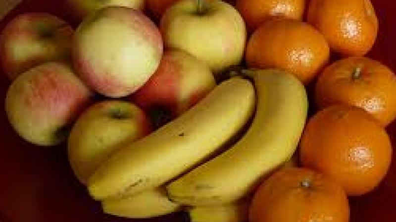 Let us know how to eat banana, orange and apple Let us know how to eat banana, orange and apple