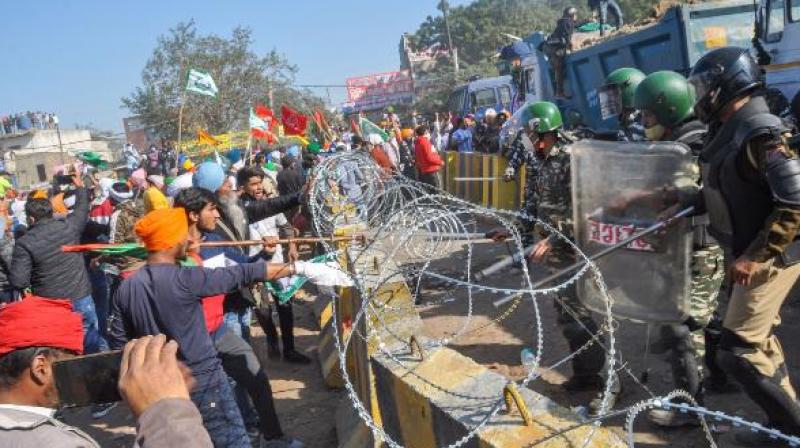 farmer protest farmer protest