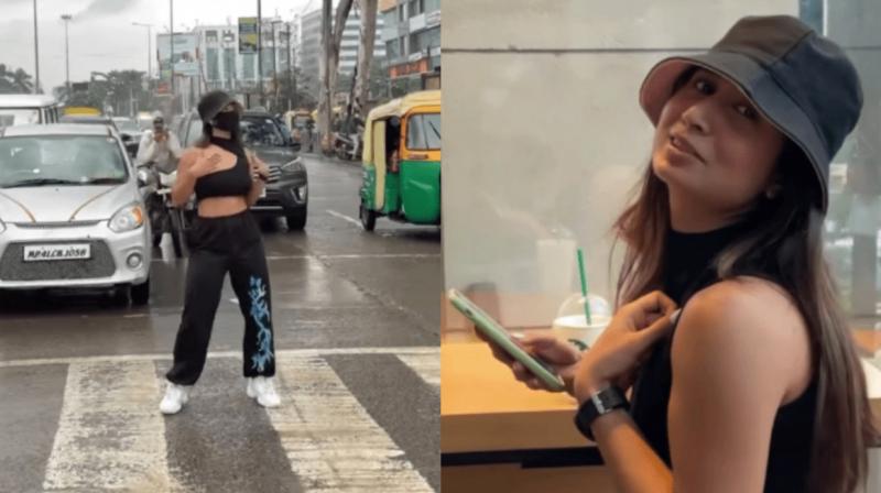 Indore Woman Dances in Middle of Road for Instagram Video Indore Woman Dances in Middle of Road for Instagram Video