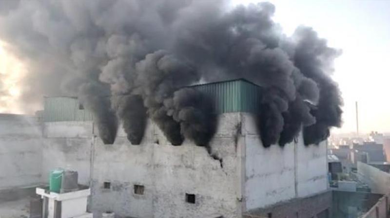 Wool worth lakhs gutted as fire breaks out at Ludhiana factory Wool worth lakhs gutted as fire breaks out at Ludhiana factory
