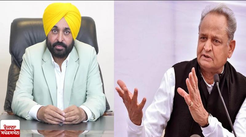 Ashok Gehlot dials Punjab CM for quick repair of Sirhind canal Ashok Gehlot dials Punjab CM for quick repair of Sirhind canal