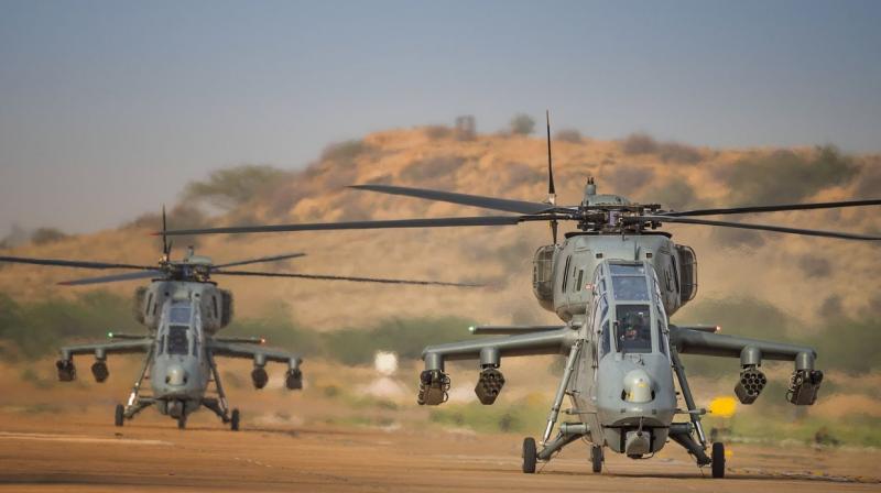 Indigenous light combat helicopters inducted into the Indian Air Force Indigenous light combat helicopters inducted into the Indian Air Force
