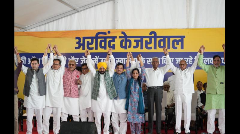 INDIA Alliance protest INDIA Alliance protest