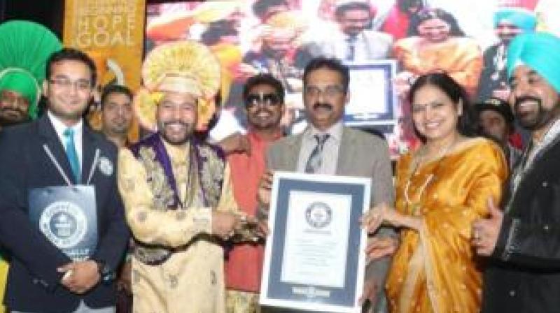 Guinness World Record for Bhangra 