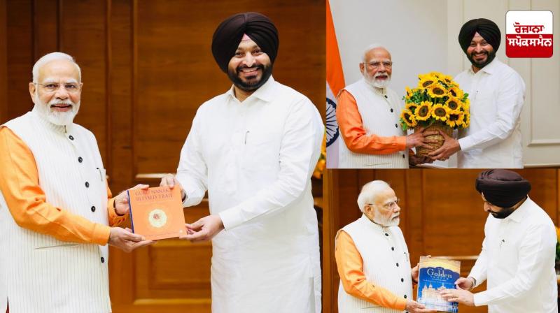 Union Minister of State Ravneet Bittu met PM Narendra Modi Union Minister of State Ravneet Bittu met PM Narendra Modi