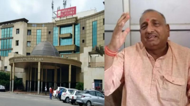 Former BJP MP Bhairav Prasad Mishra's son did not get a bed in Lucknow PGI Former BJP MP Bhairav Prasad Mishra's son did not get a bed in Lucknow PGI