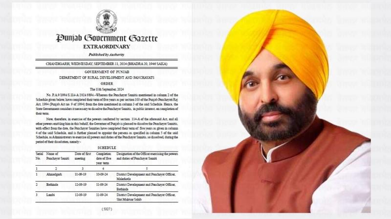 Punjab government dissolved panchayat committees, elections will be held soon Punjab government dissolved panchayat committees, elections will be held soon
