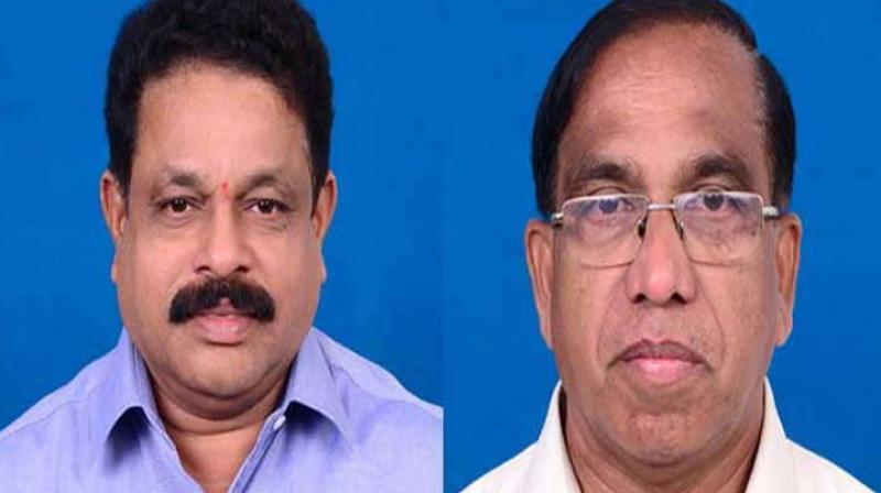 Subhash Shirodkar and Dayanand Sopte Subhash Shirodkar and Dayanand Sopte