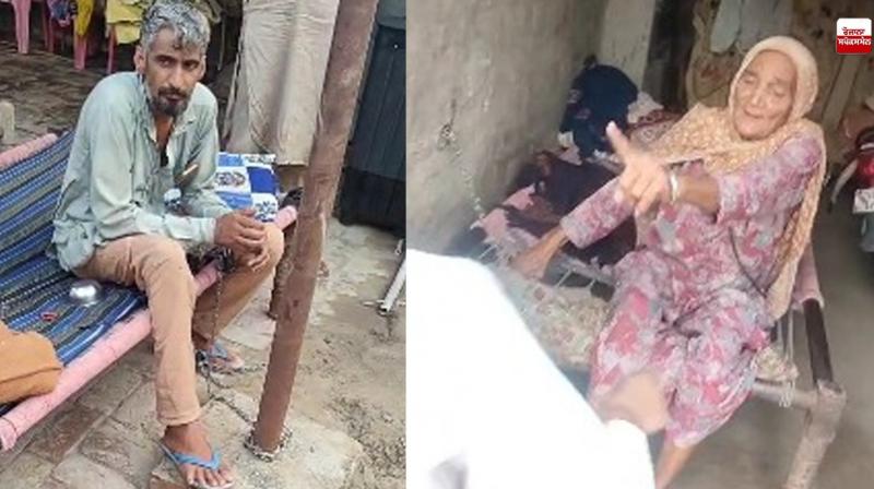 The broker chained the farmer and his mother in gidderbaha News The broker chained the farmer and his mother in gidderbaha News