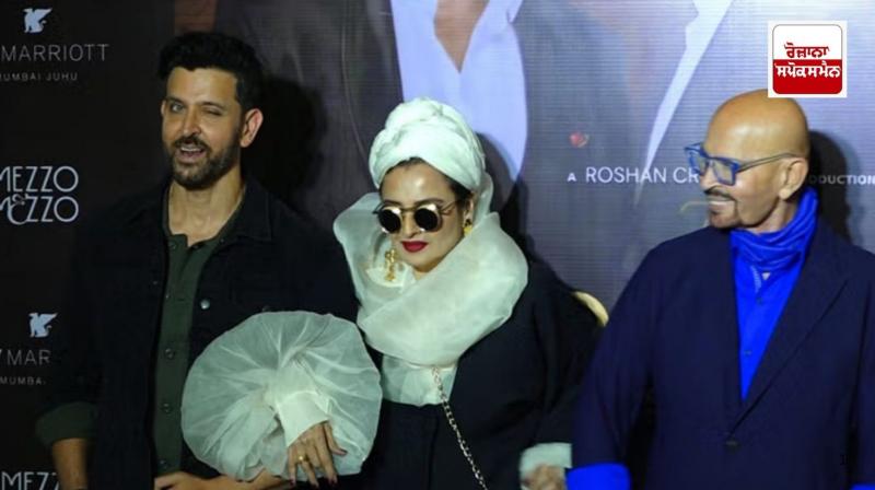 Rekha's beauty stole the show at the success party of 'The Roshans' Rekha's beauty stole the show at the success party of 'The Roshans'