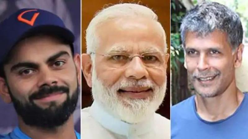 PM Narendra Modi, Virat Kohli PM Narendra Modi, Virat Kohli