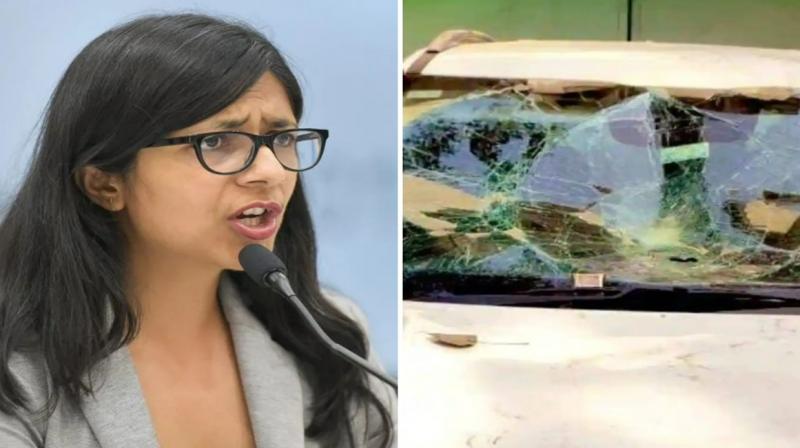 Delhi Women Commission chief Swati Maliwal alleges attack on house Delhi Women Commission chief Swati Maliwal alleges attack on house